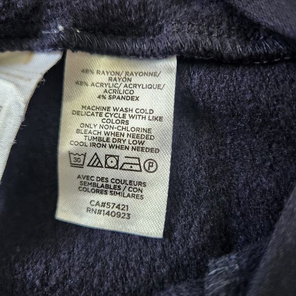 Lou & Grey Blue Romper With Pockets Size Medium Signature Soft - Picture 10 of 10